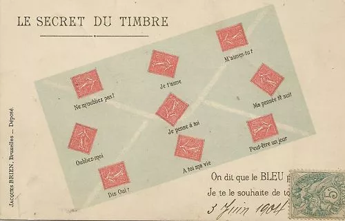 Cpa Fancy Le Secret Du Stamp