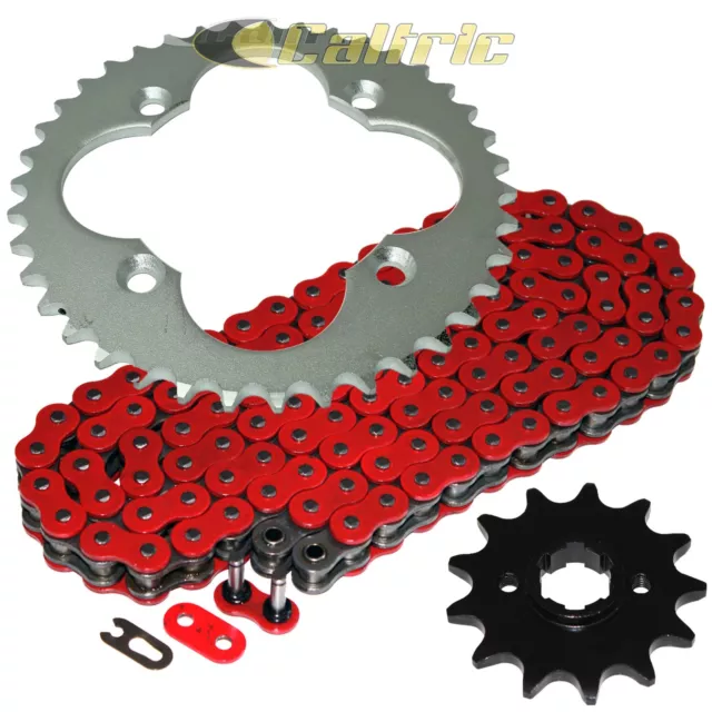 Red O-Ring Drive Chain & Sprocket Kit for Honda ATC250R 1986 / TRX250R 1986 87