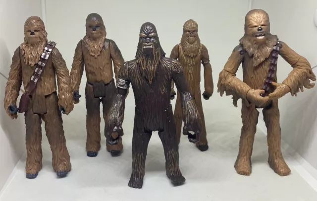 Star Wars Clone Wars Chewbacca & Wullffwarro Wookiee  Bundle Lot Hasbro LFL
