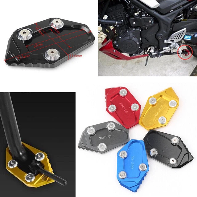 Supporto piastra cavalletto prolunga per Yamaha YZF R3/R25 MT-03 13-16 nero