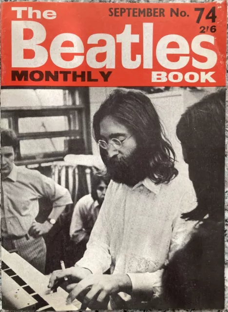 THE BEATLES BOOK MONTHLY No 74 SEPTEMBER 1969 - VERY GOOD ORIGINAL MAGAZINE