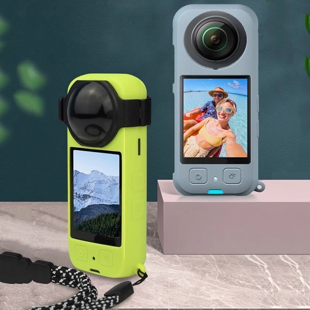 For Insta360 X3 Silicone Protective Cover Lens Screen Protector Scratchproof