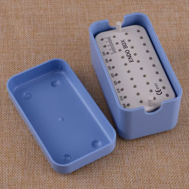 Endodontic Autoclavable Sterilising Box Tray Holder Dental Clinic 40 Holes 1