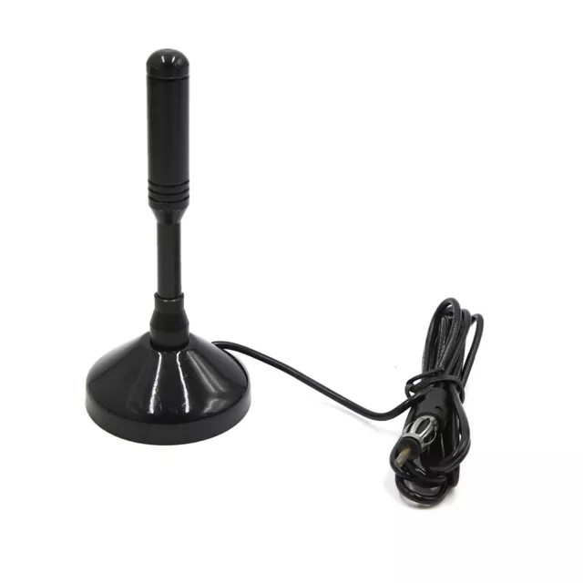 Antenne de signal radio AM FM avec base magnétique Noir universel pour Voiture