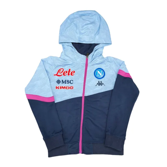 GIACCA ssc napoli kappa 2020-21 8 anni BAMBINI BIMBO BAMBINO YOUTH CALCIO JACKET