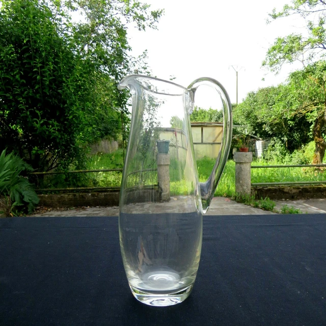 broc a eau ou a orangeade en verre soufflé