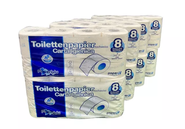 Toilettenpapier Soft&Weich 64 Rollen Klopapier, 3 lagiges WC-Papier