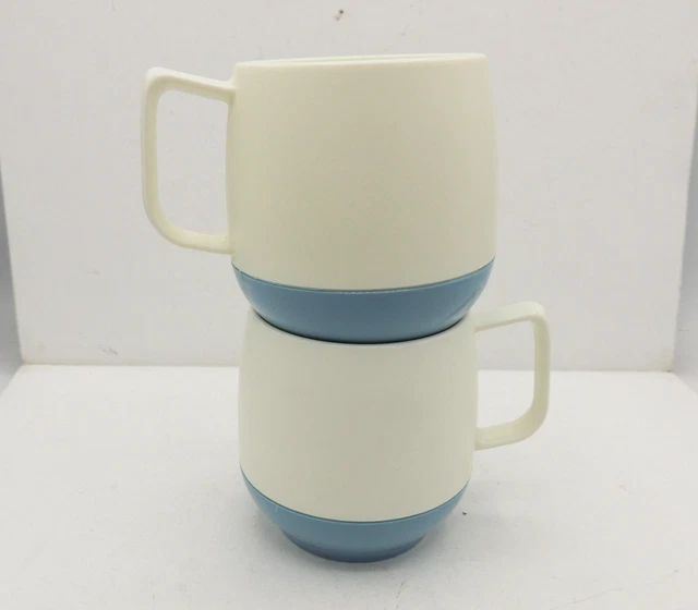 DINEX BY THERMOS Classic Insulated Camping Cabin Picnic Plastic Coffee Mug  (2) $13.89 - PicClick