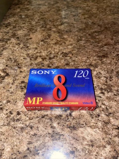 1 cinta para videocámara Sony Video8 MP calidad estándar 120 minutos 8 mm sellada de fábrica