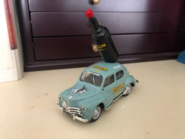 Renault 4CV Louison Bobet 1/43 - Fait Main, Pub Tour De France, Très Bon état