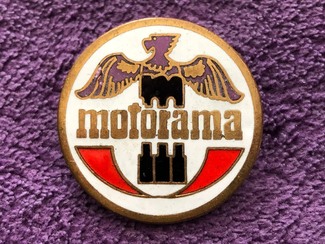 MOTO : ANCIEN insigne Motorama - années 30 EUR 29,90 - FR
