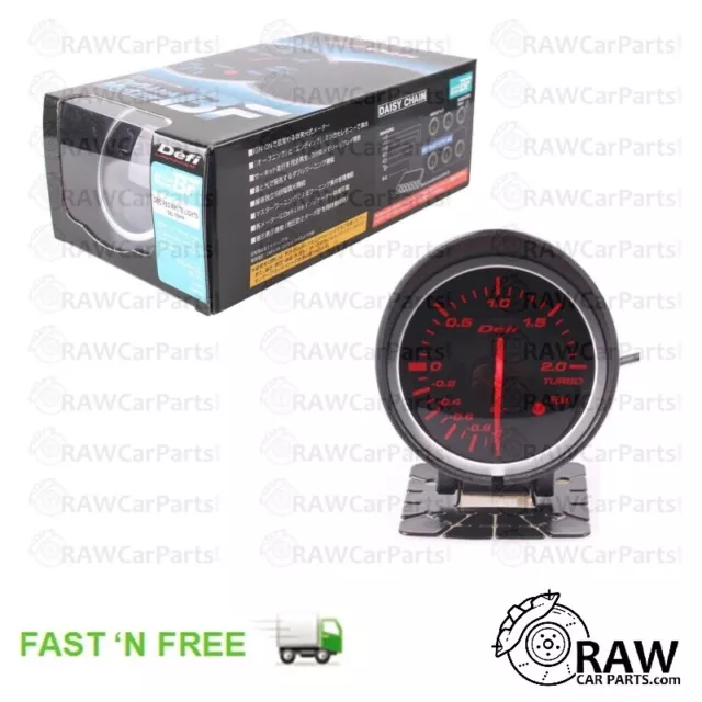 2.5" | 60mm Defi Style Racer Advance Turbo Boost Pod Gauge | JDM Car