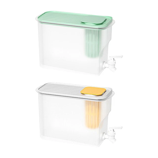 Cylindre à Glace Et Infuseur à Fruits Pour Distributeur De Boissons - Compatible 4L/5L, Acrylique, Facile à Nettoyer