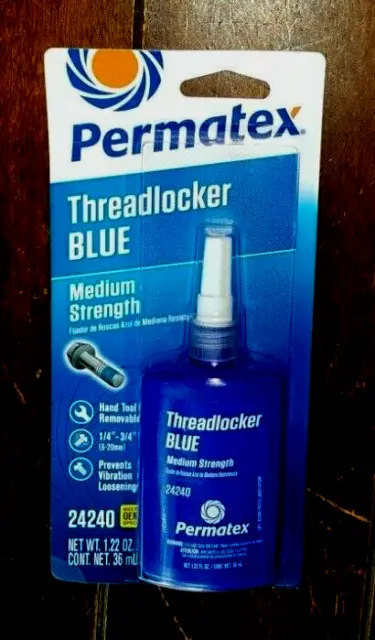 Permatex ~Medium Strength~ Threadlocker Blue (1.22 fl. oz. Bottle) Item #24240