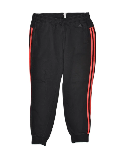 Tuta Adidas Ragazze Pantaloni Jogger 15-16 Anni Large Cotone Nero AM39