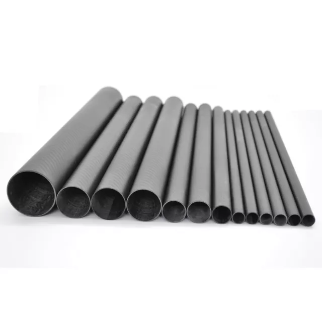 3k carbon fiber tube OD 50mm X ID 44MM 46MM 47MM 48MM x 500mm Suit for RC Pipe