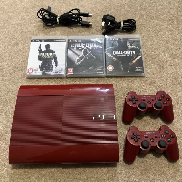 Sony PlayStation 3 Super Slim Console 500GB - Red | GameStop