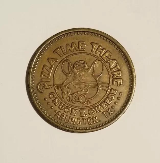 1980 Chuck E Cheese Arlington TX Token