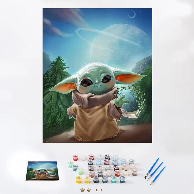 DISNEY BABY YODA/THE Child Paint by Numbers MT10483 LWZAY Brand