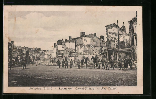 CPA Longuyon, Rue Carnot