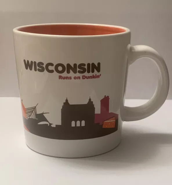 Wisconsin Dunkin Donuts Destinations Coffee Mug Cup Limited Edition 2012