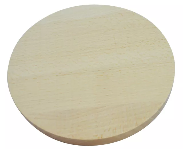 Circular wooden cutting chopping board 6 inches solid wood round 15 cm /FI15