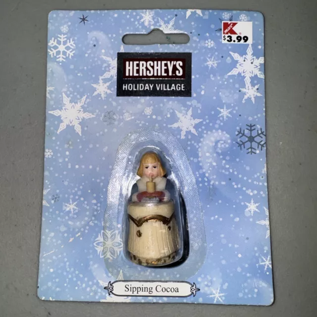 Vintage New 2001 Hersheys Holiday Village Set #6 - Sipping Cocoa Sweet Shoppe