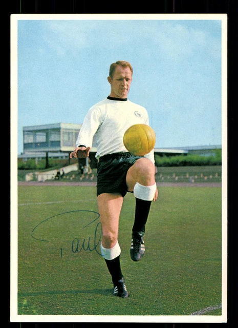 Carte Autographe Wolfgang Weber - 1 FC Köln / Bergmann - Saison 1965-66 - Original Signé