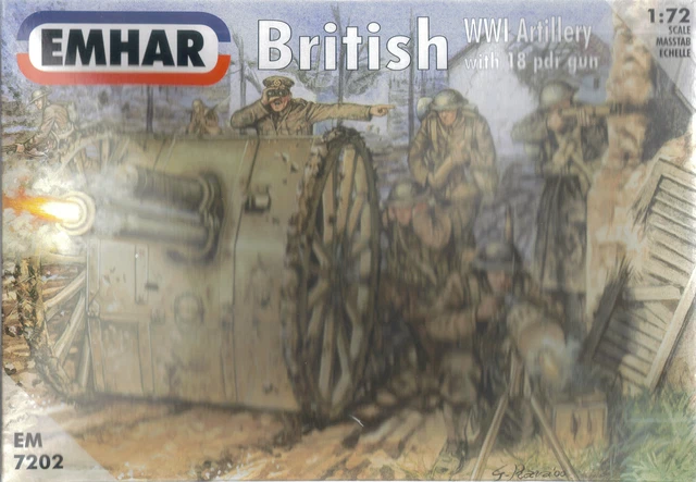 Unbekannt 'Emhar em7201 – Statuetta – 1/72 WWI Britannico Infante rieund Panzer Crew