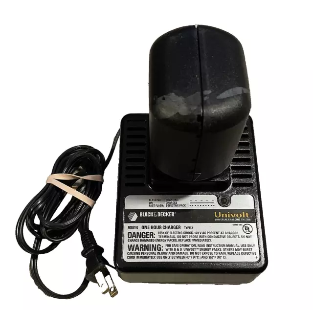 Black Decker 98038 120v-ac 9.6v-dc 1 Hour Battery Charger D484003