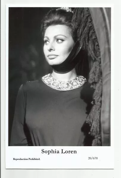 (Bx34) Sophia Loren Swiftsure Photo Postcard (20/670) Filmstar Pin Up Glamor