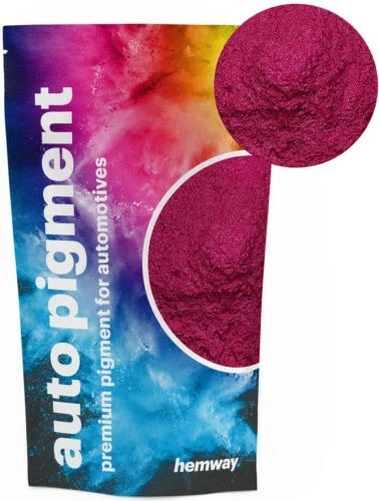 Hemway Automotive Powder Pigment Metallic Cerise Pink for Pearl Auto Paint 50g