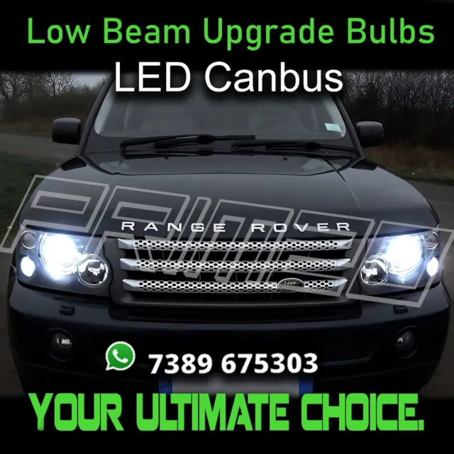 Range Rover Sport LS L320 2005-2013 LED Xenon weiße Lichter Glühbirnen Canbus Abblendlicht