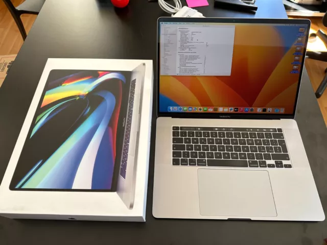 APPLE A2141 MACBOOK PRO 16" 32GB 1TB SSD i9 8 core