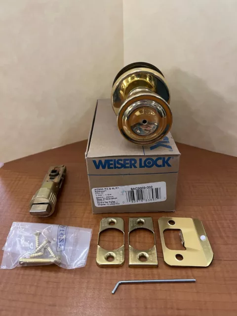 weiser lock privacy knobset richmond r3 brass