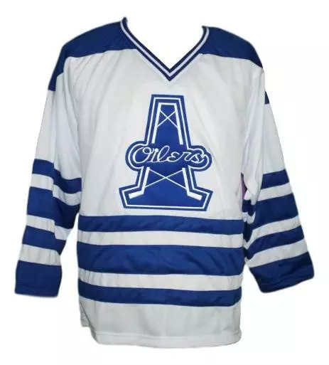 Vintage Authentic Bauer Tulsa Oilers ECHL Hockey Jersey Man L White  Pinstripe
