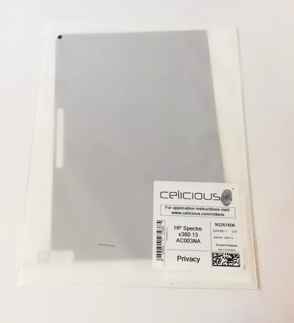 NEW - Celicious Screen Protector Film HP Spectre x360 13 AC003NA