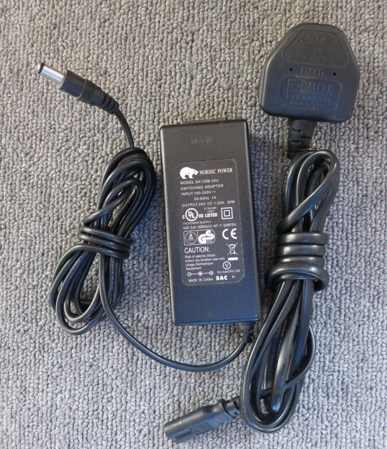 Marvel Legends Spiderman No Way Home AC-2412A Plug-In Power Supply, 24V 1.25A 30W Google Nest Hub Max 2024 - Foto 9