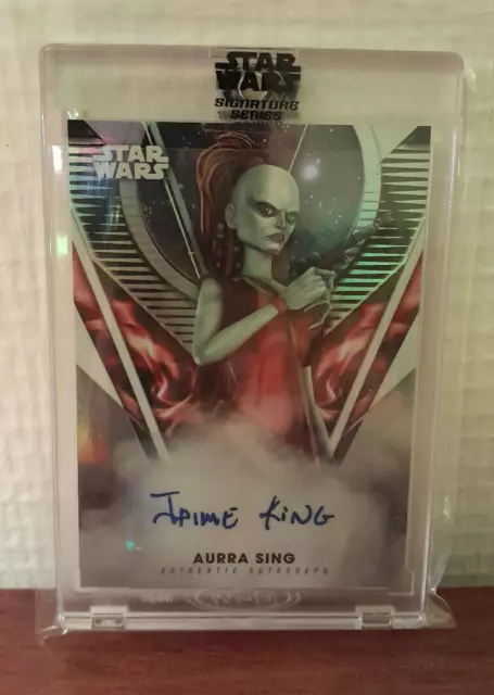 2023 Topps Star Wars Signature Series  - Jaime King as Aurra Sing  - Autograph