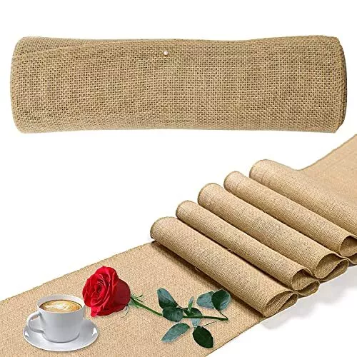 Chemin de Table Toile de Jute 30cm x 5m Chemin de Table en Jute Chemin de Tab...