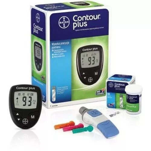 Contour Plus Glukosestreifen, Packung mit 50 Teststreifen, kostenloser...