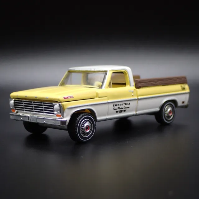 1967 67 Ford F100 Pickup Truck Farm To Table 1:64 Scale Diecast Model Car