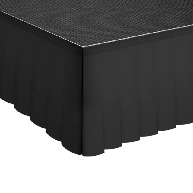 Global Truss GT Stage Deck Polyester Skirt 105 x 20cm Pleated