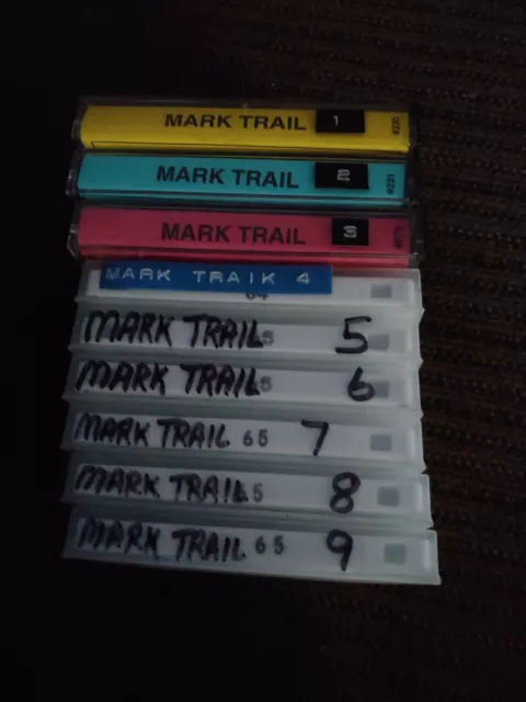 Classic radio programming MARK TRAIL on 9 cassettes played1x&stored