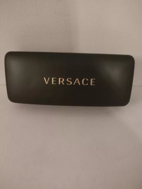 Versace Hard Shell Glasses Case Black Gold