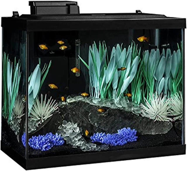 Tetra 20 Gallon Complete Fish Aquarium Starter Kit Filter Heater LED Plants New