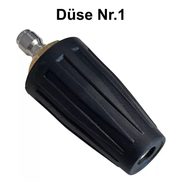 Buse de Nettoyage Haute Pression Rotative 1/4 " Raccord Rapide Connecteur 2