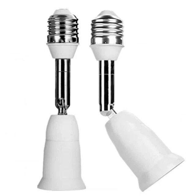 E26 to E26 Light Socket Extender ,E26 4.5 Inch/11.5CM Extension Socket Extended