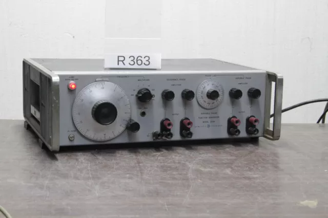 AGILENT HP 203A VARIABLE PHASE FUNCTION GENERATOR 5mHz to 60KHz # R363