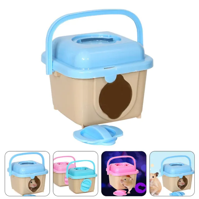 Hamster Cage Portable Pet Case Petits Animaux domestiques portant une boîte à ca